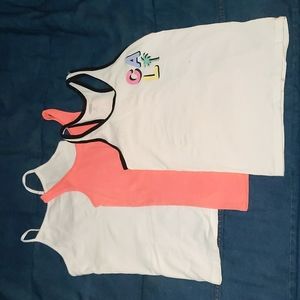 Girls tank tops bundle size 6-8